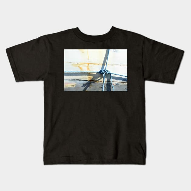 Boat Rope Kids T-Shirt by AlexaZari